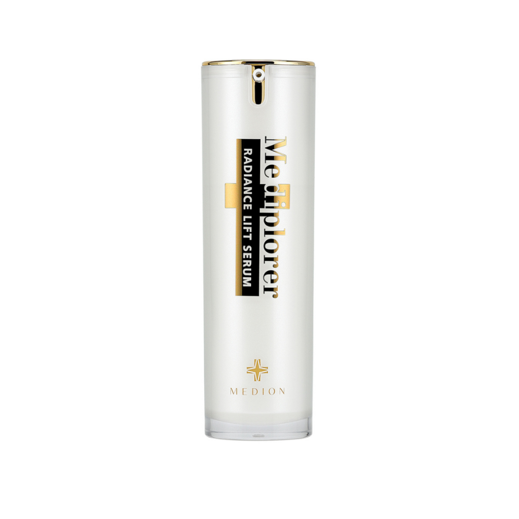 Mediplorer Radiance Lift Serum, 30 ml. Liftinguojantis, skaistinantis serumas su peptidais 50 ml