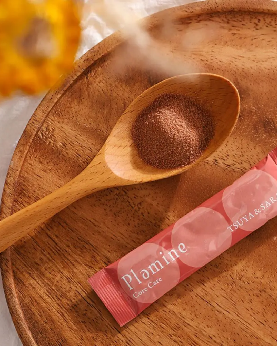Plamine Core Care TSUYA&SARA – daily beauty support for skin and hair Maisto papildas prieš glikaciją ir plaukų augimui, 30 paketėlių - Image 4