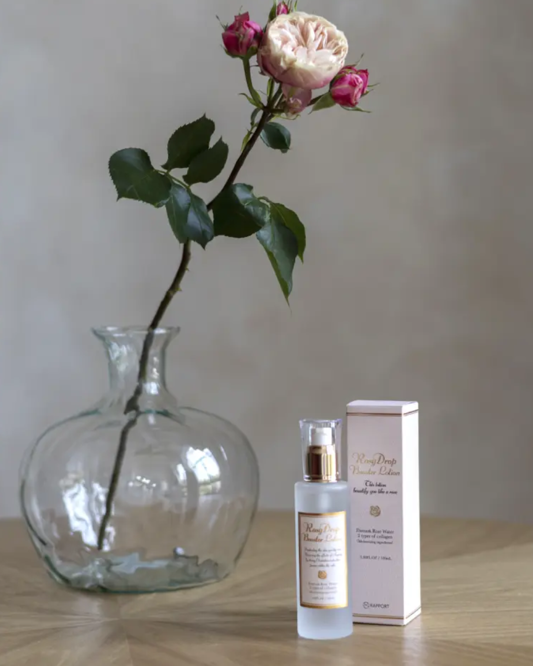 Rosy Drop Booster Lotion – prabangus intensyviai drėkinantis ir jauninantis veido losjonas-būsteris, 100 ml. - Image 2